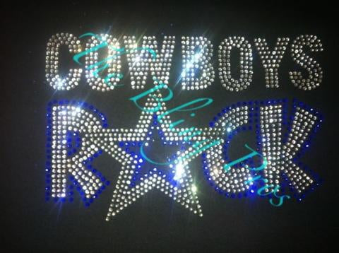 Dallas Cowboys Helmet Rhinestone Transfers – The Bling Pros