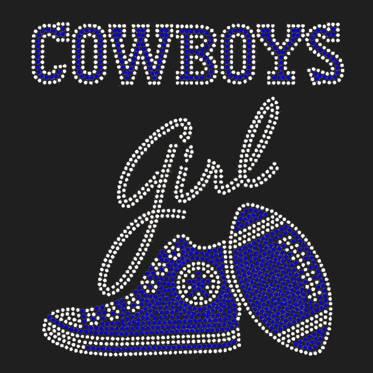 Dallas Cowboys Helmet Rhinestone Transfers – The Bling Pros