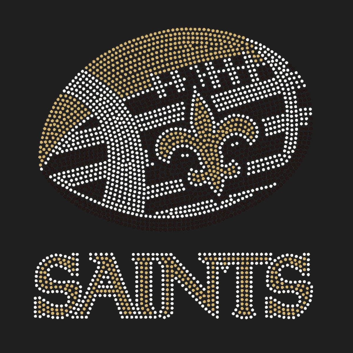 Saints Rhinestone 