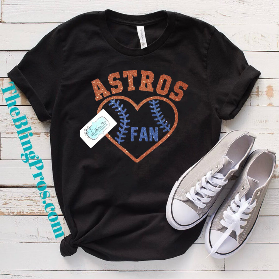 Houston Astros Heart Bling shirt, hoodie, sweatshirt and tank top