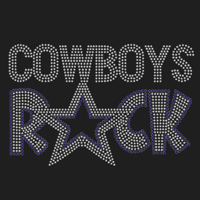 Economic & Shiny Dallas Cowboys Rhinestone Transfer for